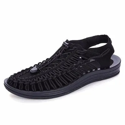 2020 new men's summer soft bottom hole shoes