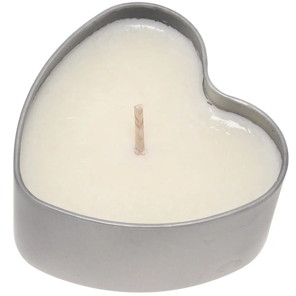 3-in-1 Massage Heart Candle 4oz/113g in Stiletto