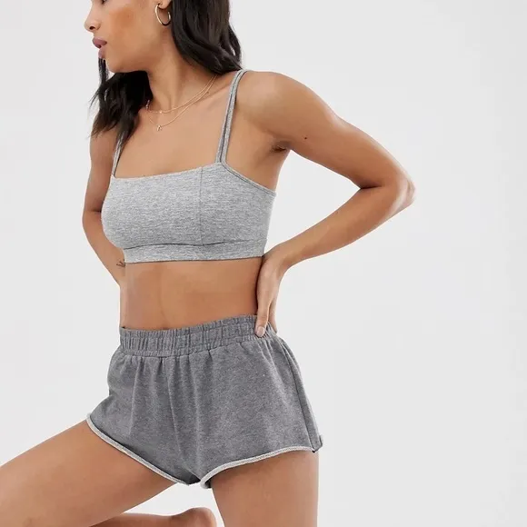 FREE PEOPLE MOVEMENTFree People Movement Idris Solid Sports Bra-gray