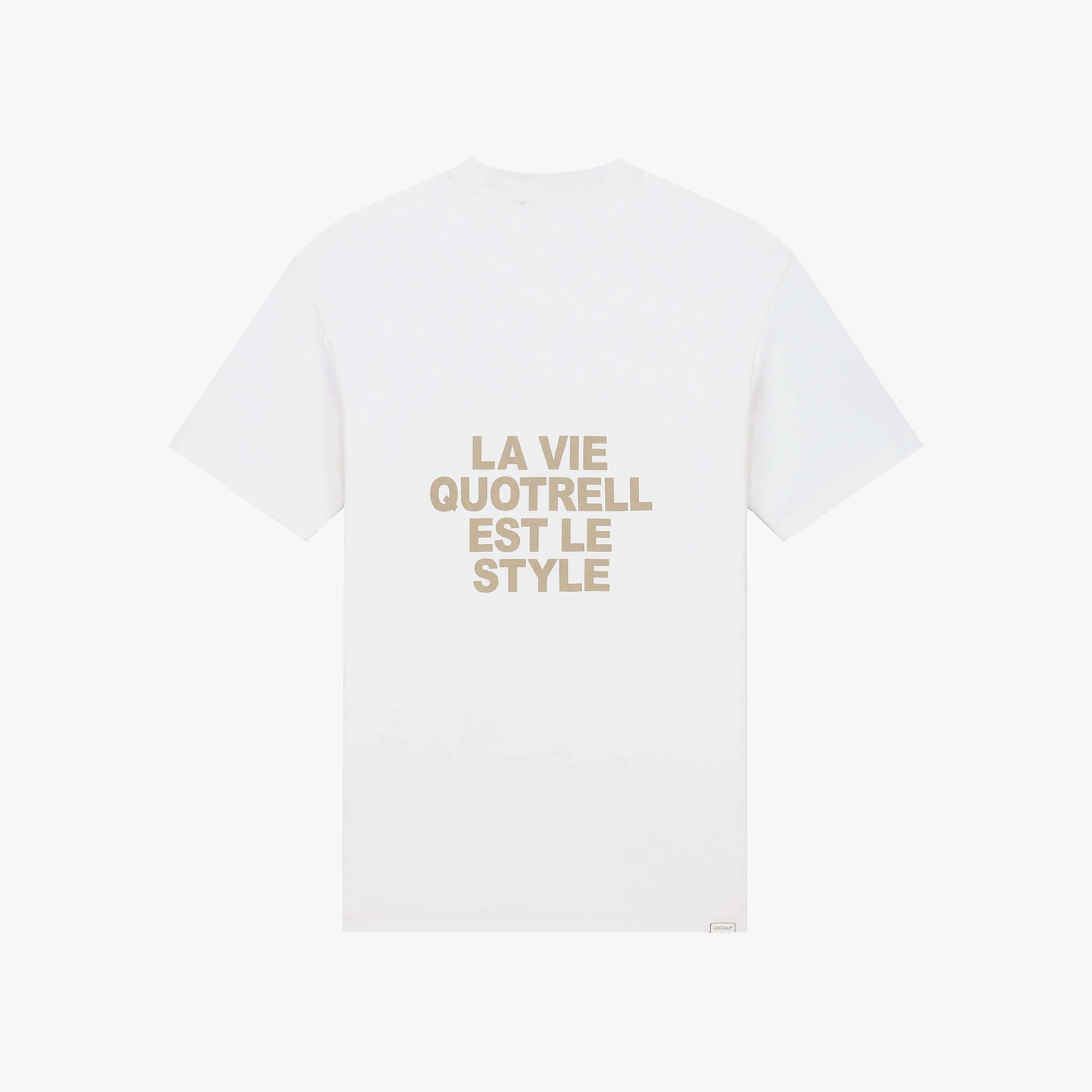 LA VIE T-SHIRT | OFF WHITE/OAT