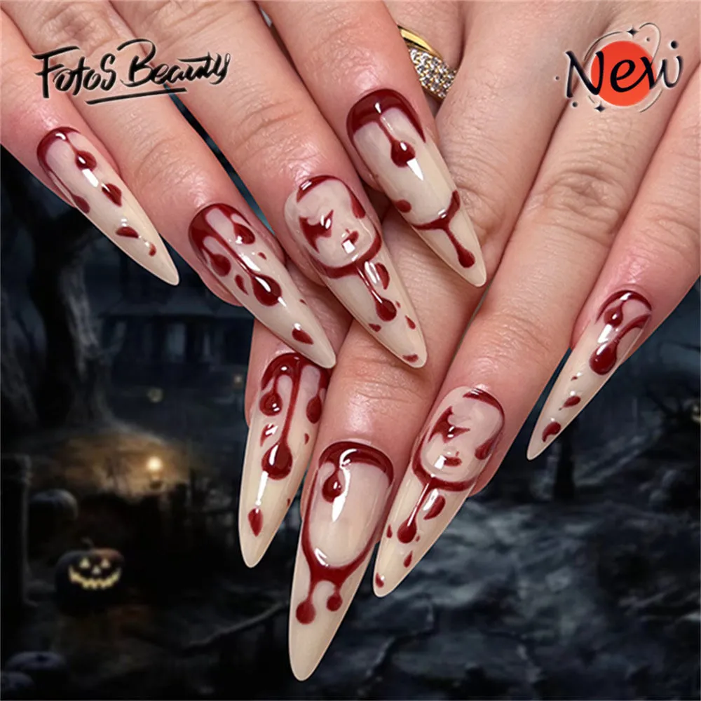 Stiletto Halloween Red Fashion